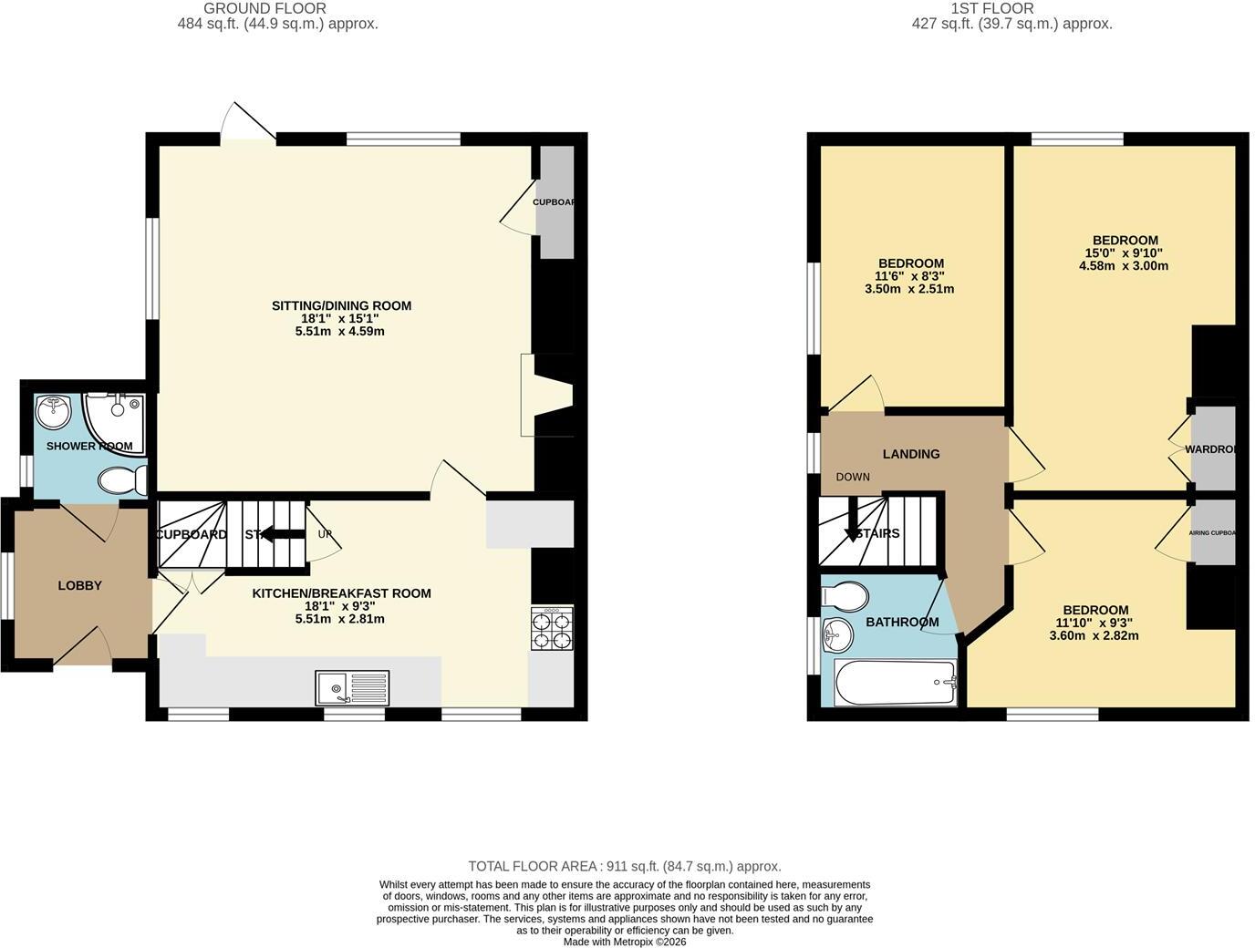 Sandy Lane, Dunwich floorplan