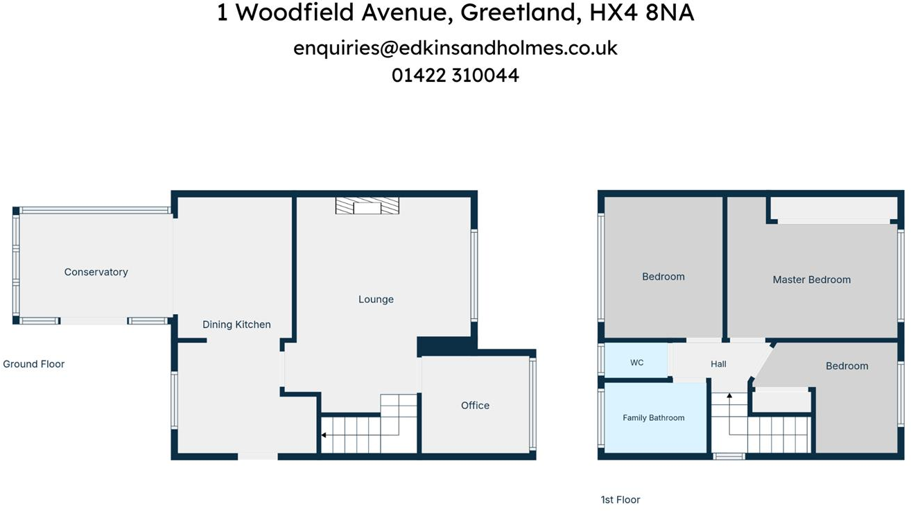 Woodfield Avenue, Greetland, Halifax floorplan