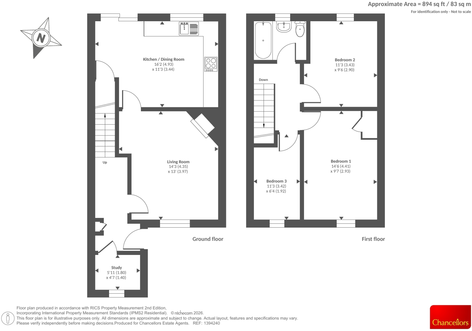 Sorrel Close, Newbury floorplan