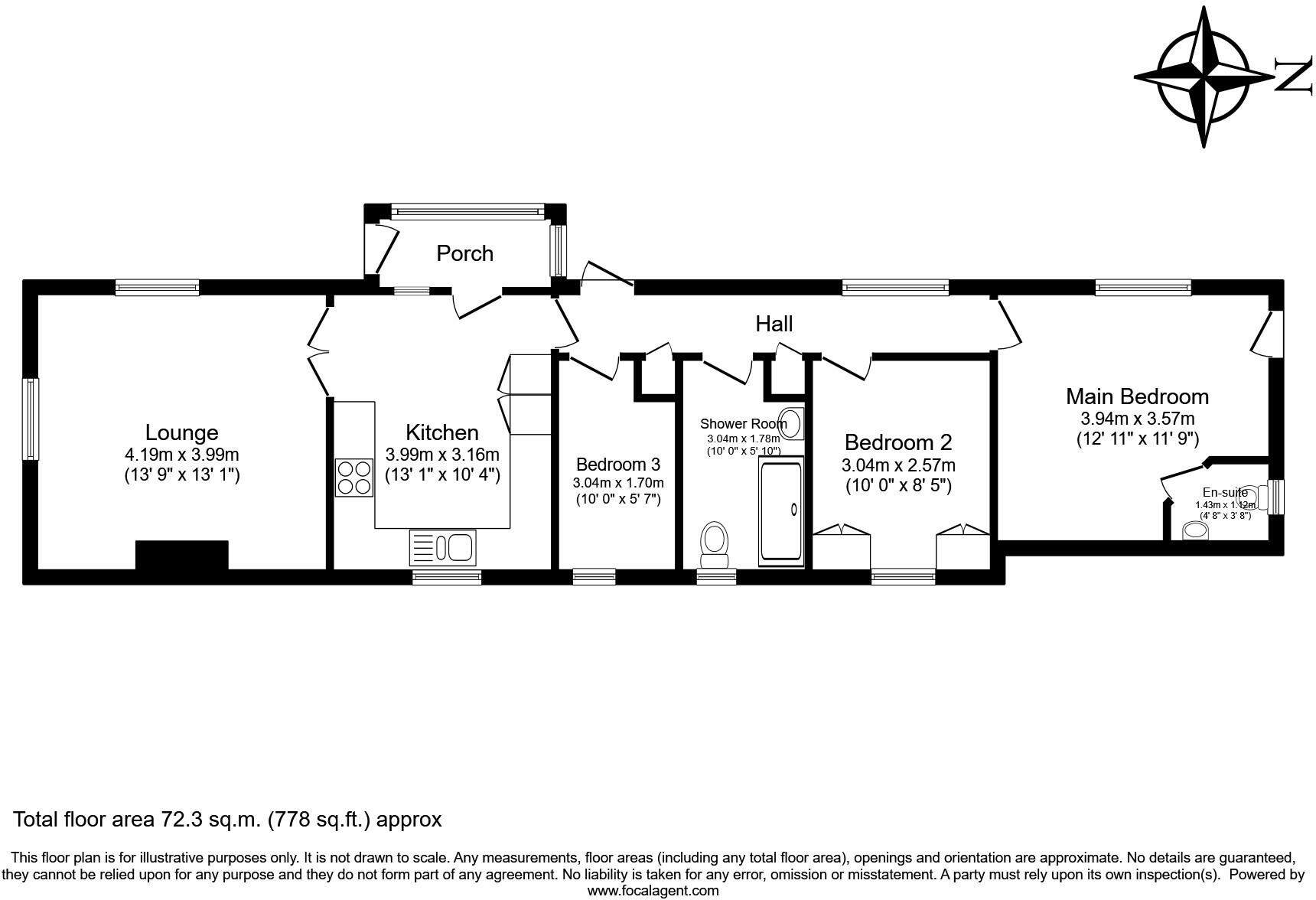 Nuneaton, Warwickshire, CV12 floorplan