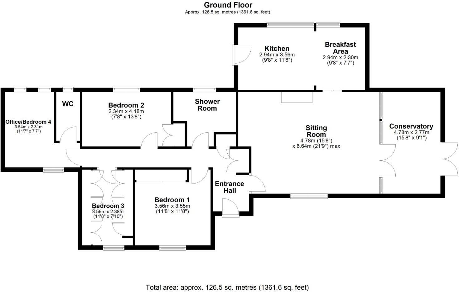 Sturmer Road, Kedington floorplan