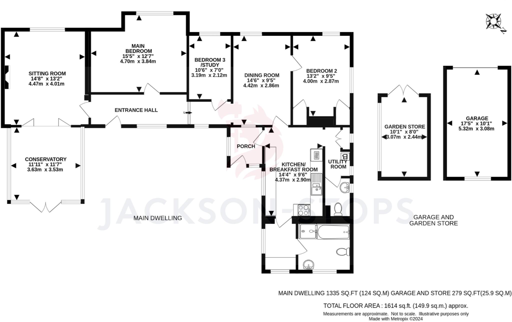 Old Reigate Road, Dorking, Surrey, RH4 floorplan