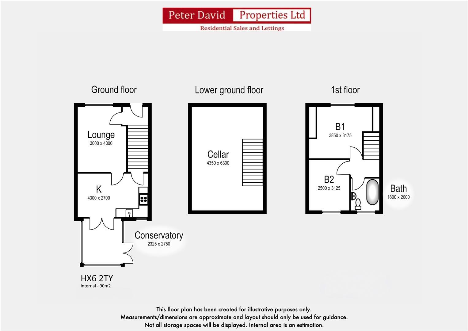 Friendly Avenue, Sowerby Bridge floorplan