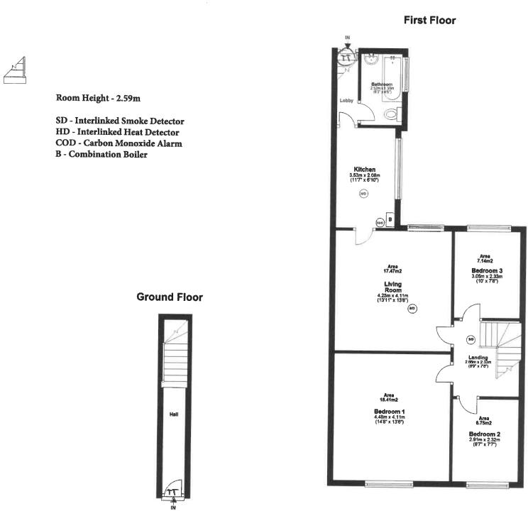(£95pppw) South View West, Heaton, Newcastle upon Tyne, NE6 floorplan