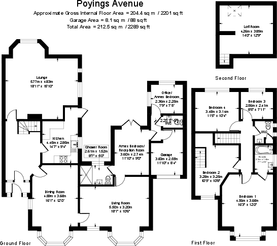 Poynings Avenue, Southend-On-Sea floorplan