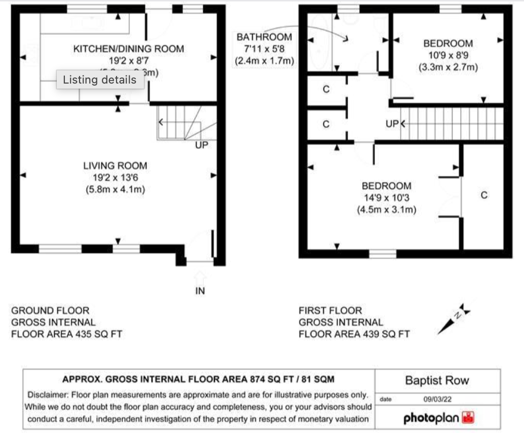 Baptist Row, Buckley, CH7 2ET floorplan