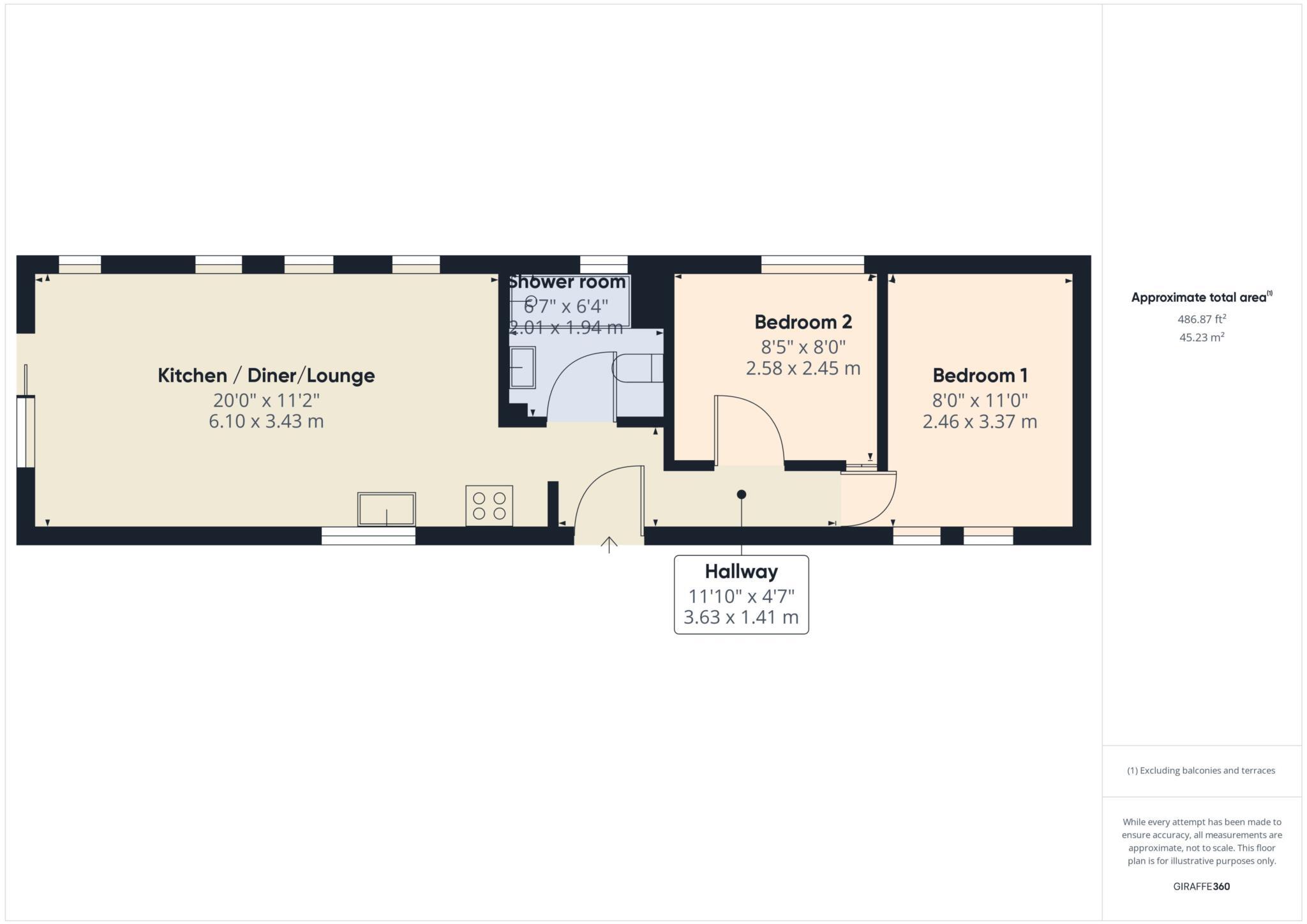 St Anns Chapel floorplan