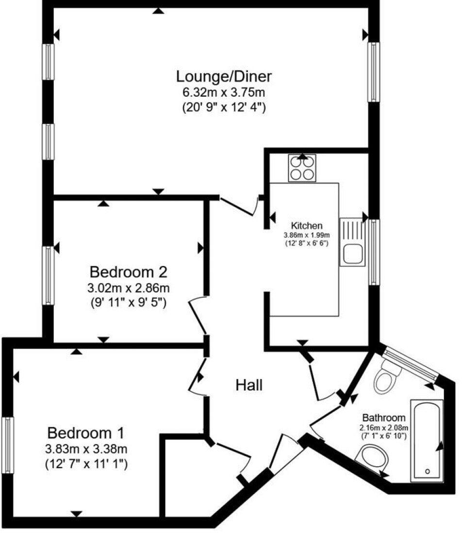 Junction Gardens, Plymouth, PL4 9AS floorplan