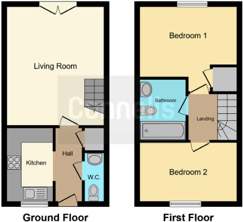 46, Fulwell Close, Banbury, OX16 4TF floorplan