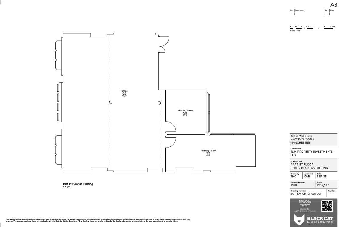 BC-T&amp;M-CH-L1-A01-001 Part 1st Floor Clayton House as Existing.pdf