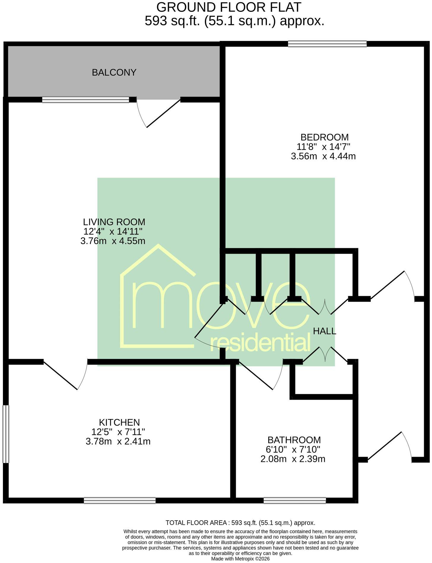Brentwood Court, Wirral, CH49 floorplan
