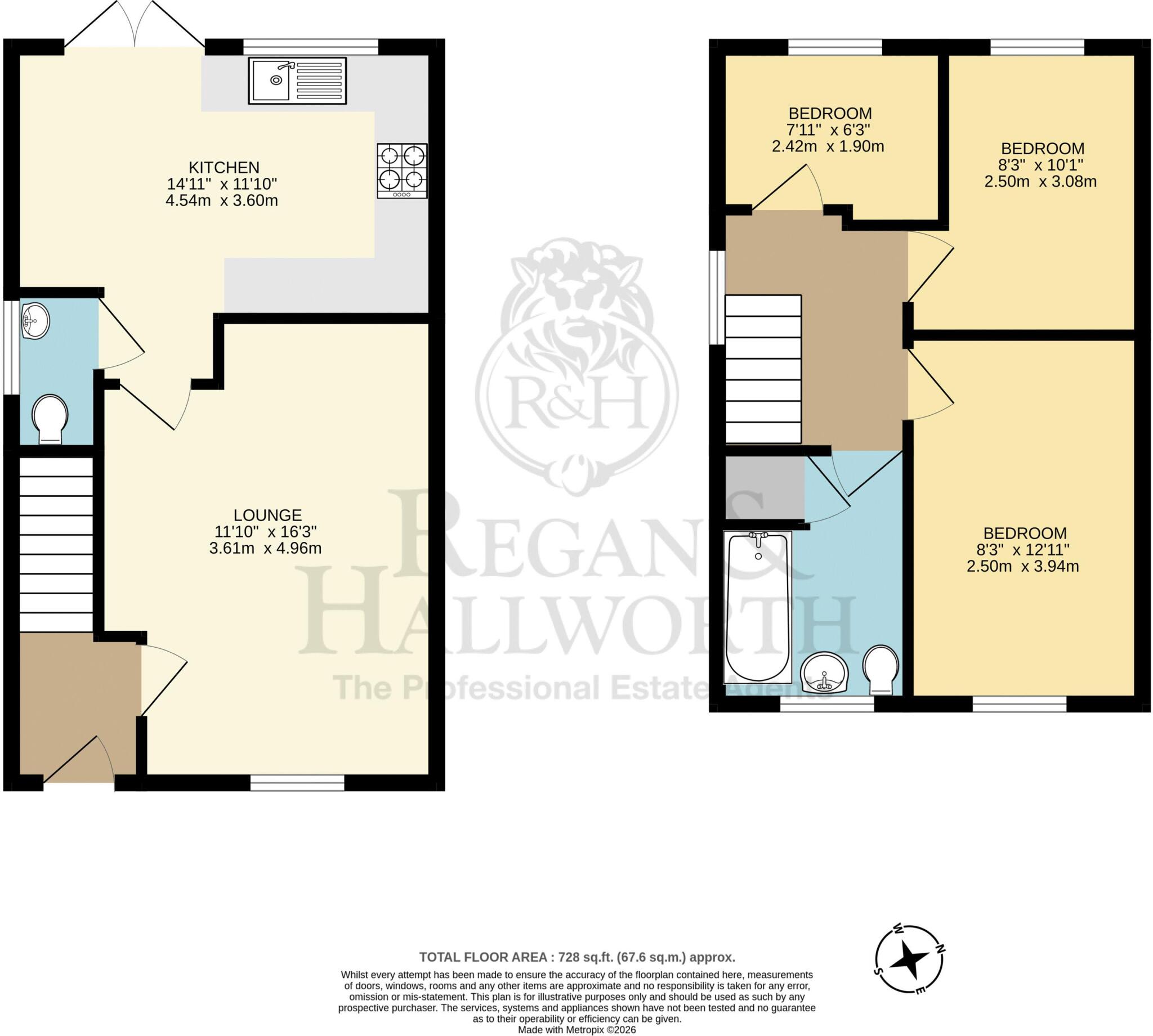 Thorley Grove, Standish, WN6 0WP floorplan