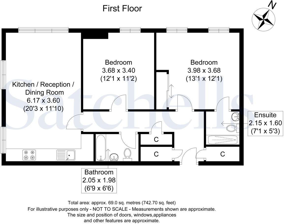 Gernon Road, Letchworth, SG6 floorplan