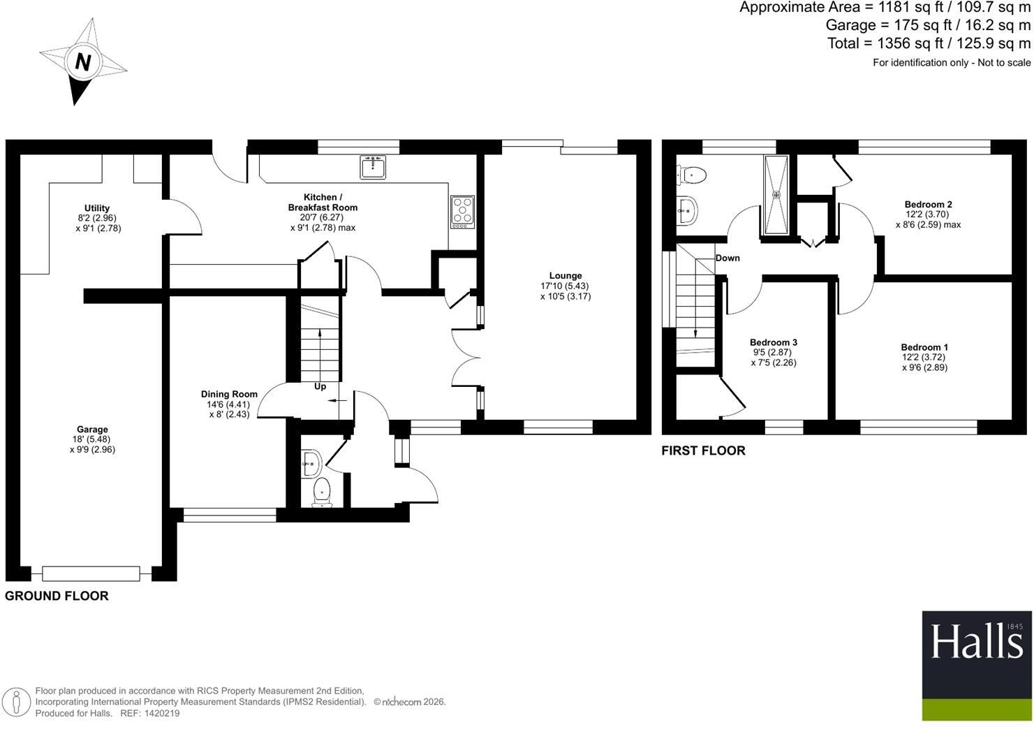 Woodlands Grove, Higher Heath. floorplan