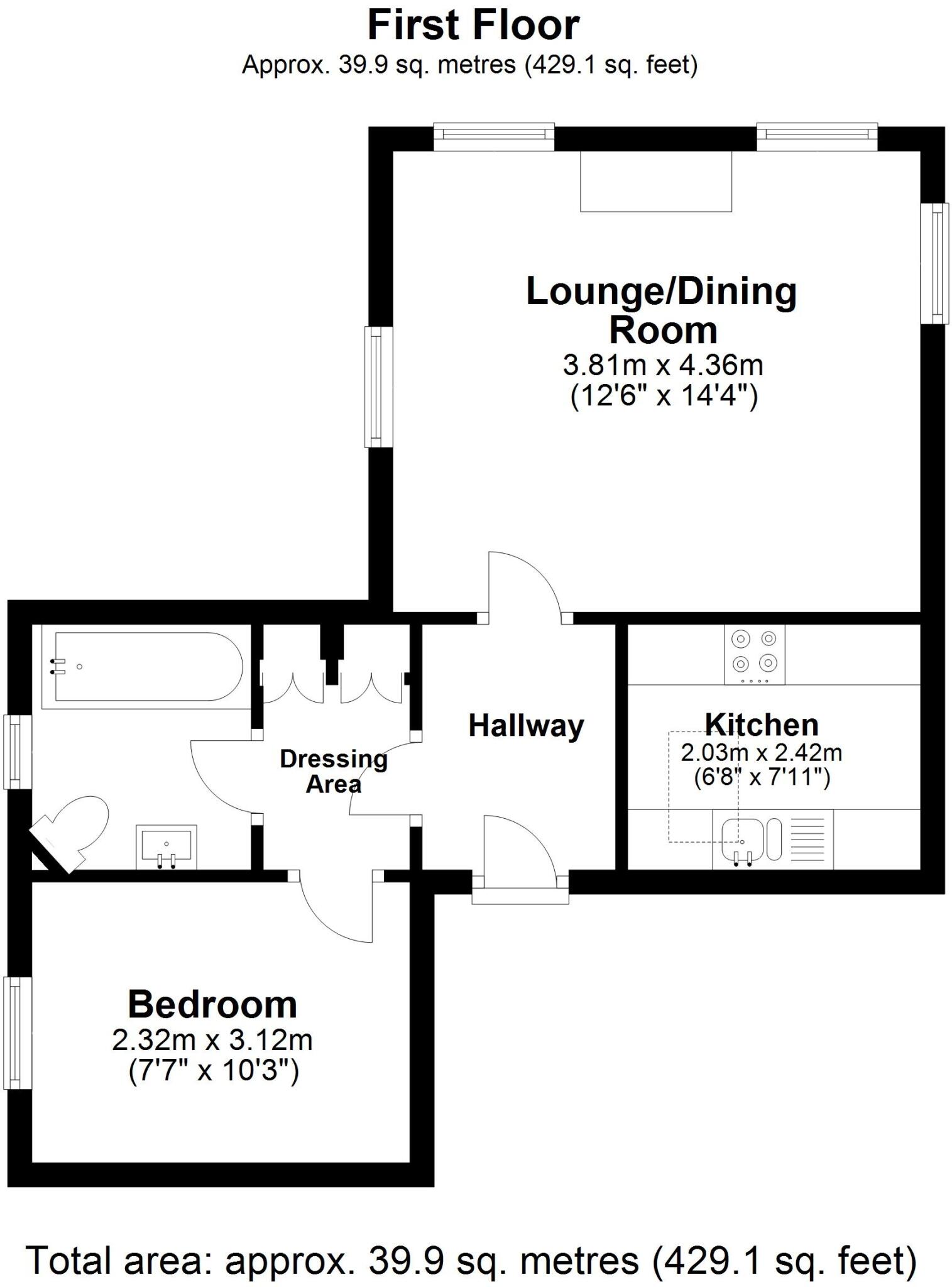 North Lane Buriton GU31 floorplan