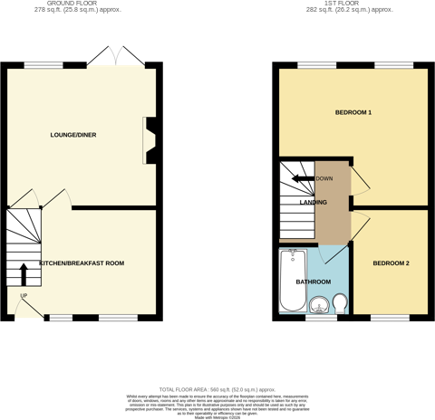 The Maltings, Whittington LA6 floorplan