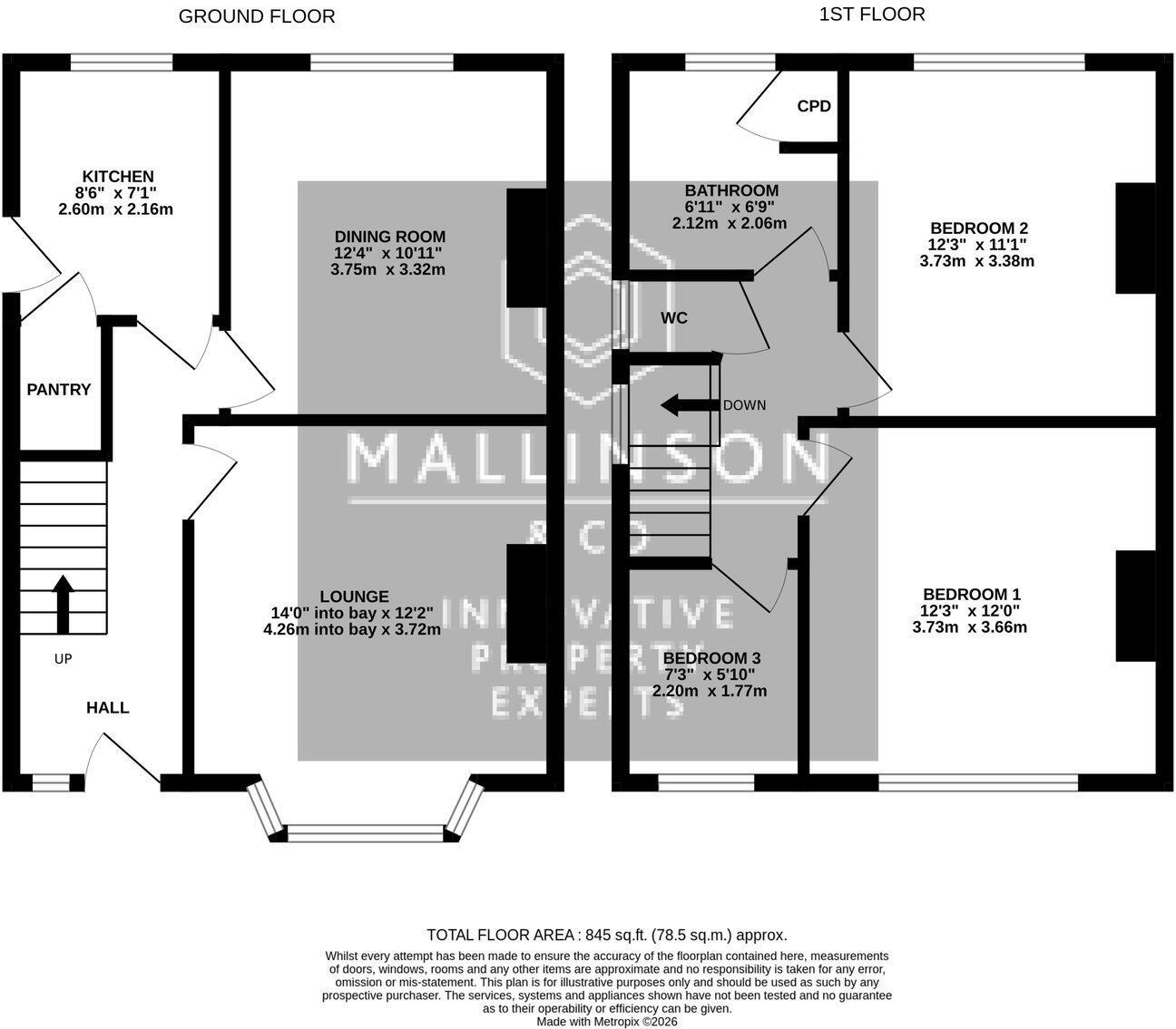 Thorne Road, Sheffield, S7 1RG floorplan