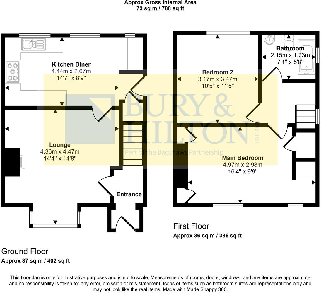 Sherwood Road, Buxton floorplan