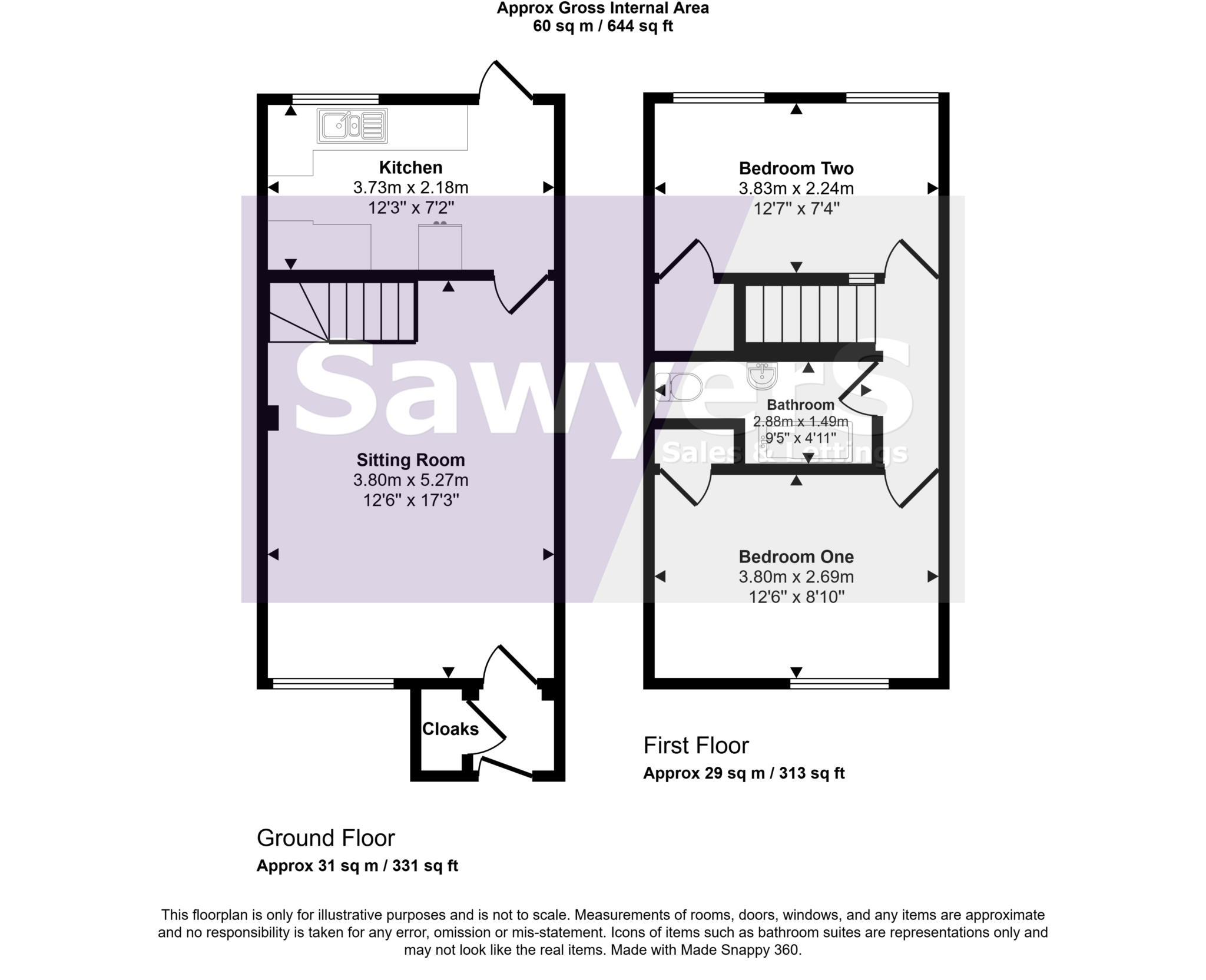 Freame Close, Chalford floorplan