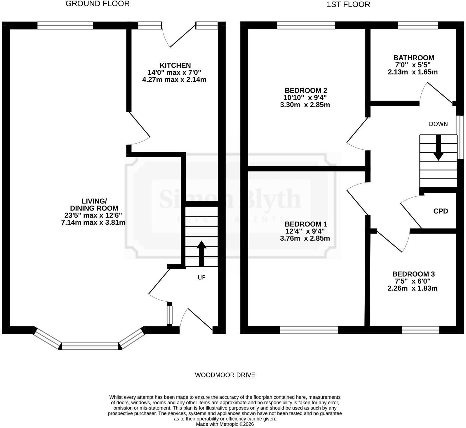 Woodmoor Drive, Crigglestone, WF4 floorplan