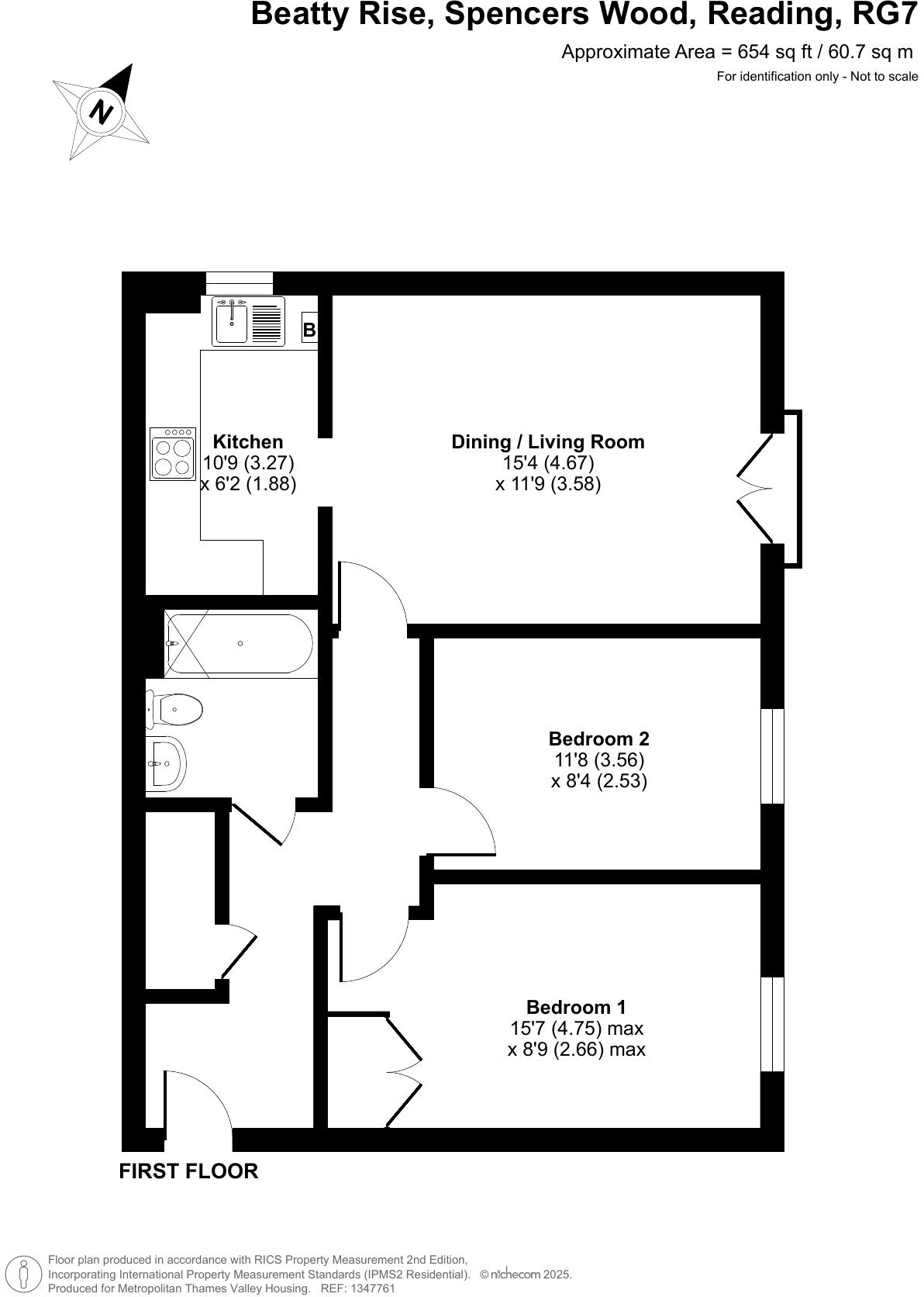 Beatty Rise, Reading, Berkshire, RG7 floorplan