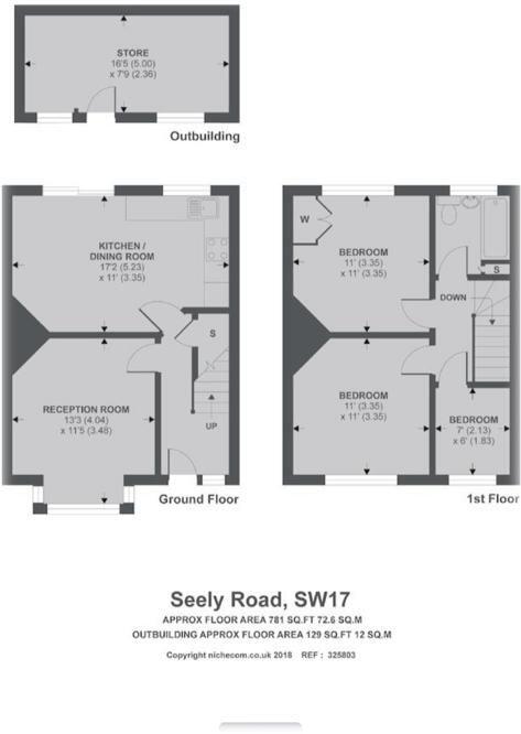 Seely Road, London, SW17 floorplan