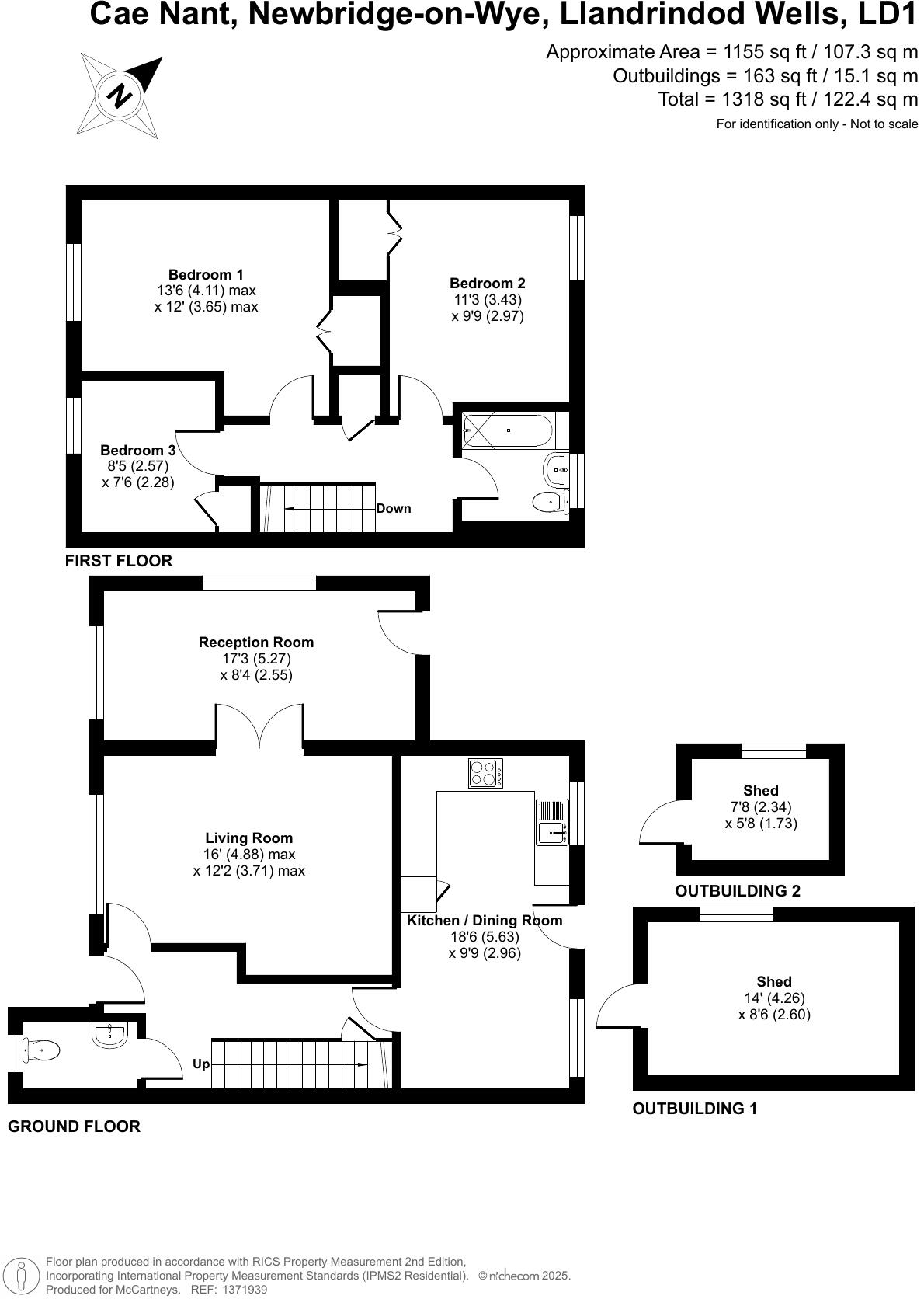 Cae Nant, Newbridge-on-Wye, Llandrindod Wells, Powys floorplan