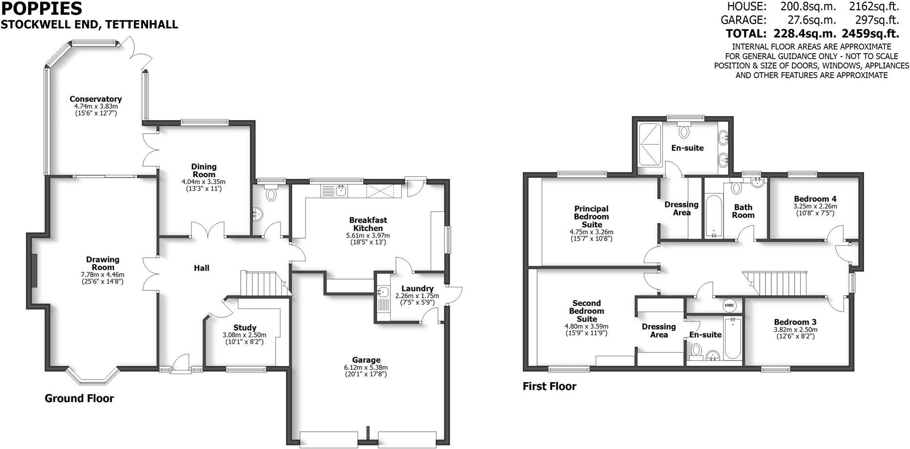 Poppies, Stockwell End, Tettenhall floorplan