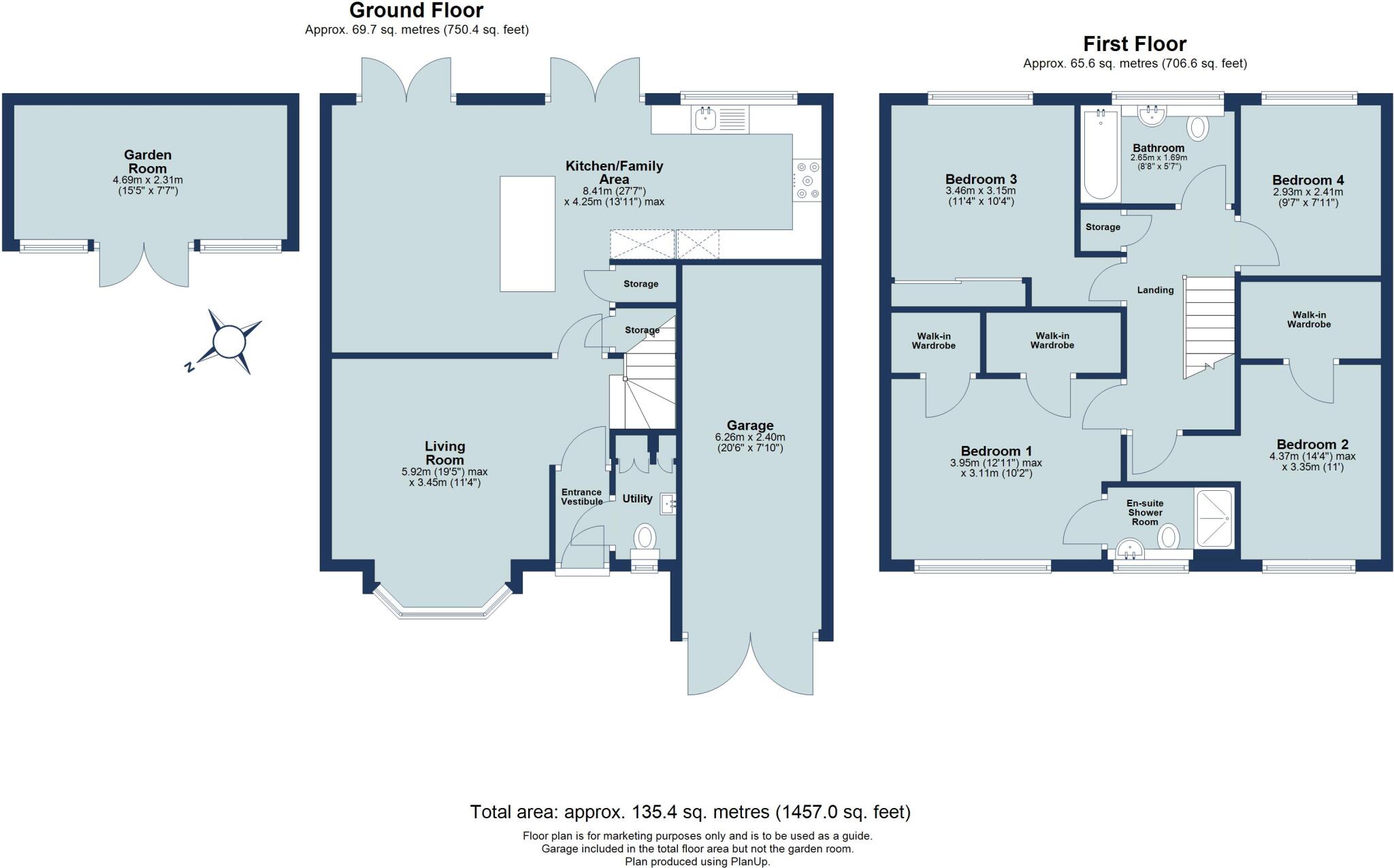 Bridle Close, St. Albans, Hertfordshire, AL3 floorplan