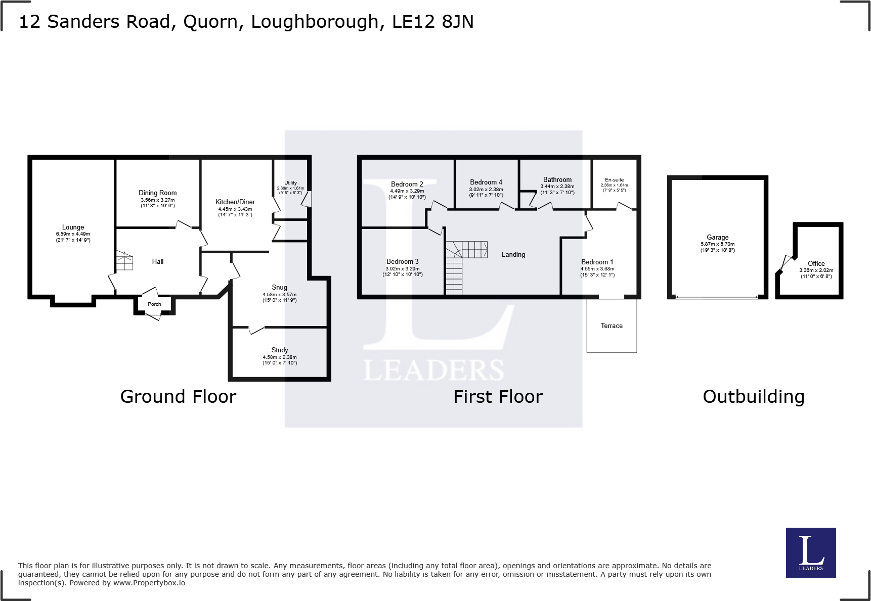 Sanders Road, Quorn, Loughborough floorplan