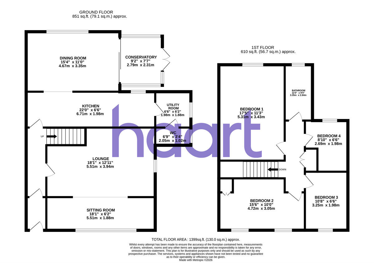Pines Road, Chelmsford floorplan