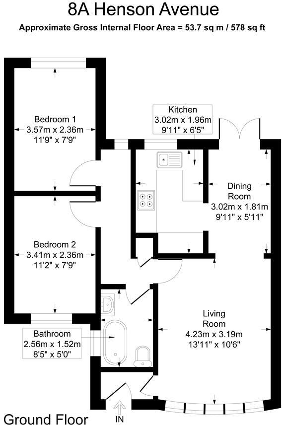 Henson Avenue, Canvey Island floorplan