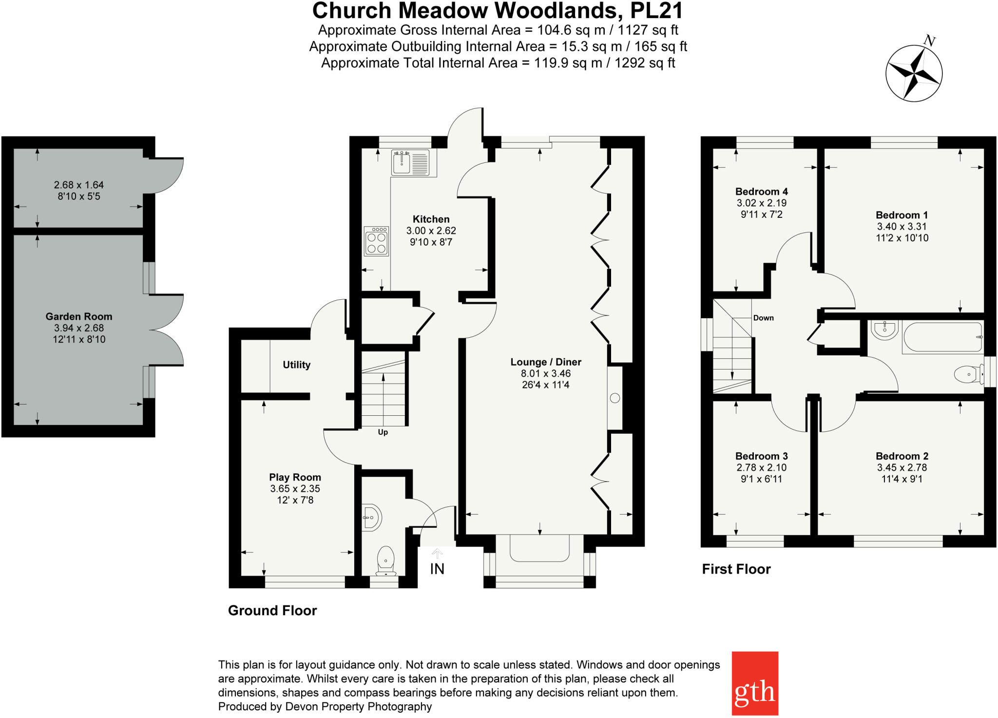 Church Meadow, Ivybridge, Devon, PL21 floorplan