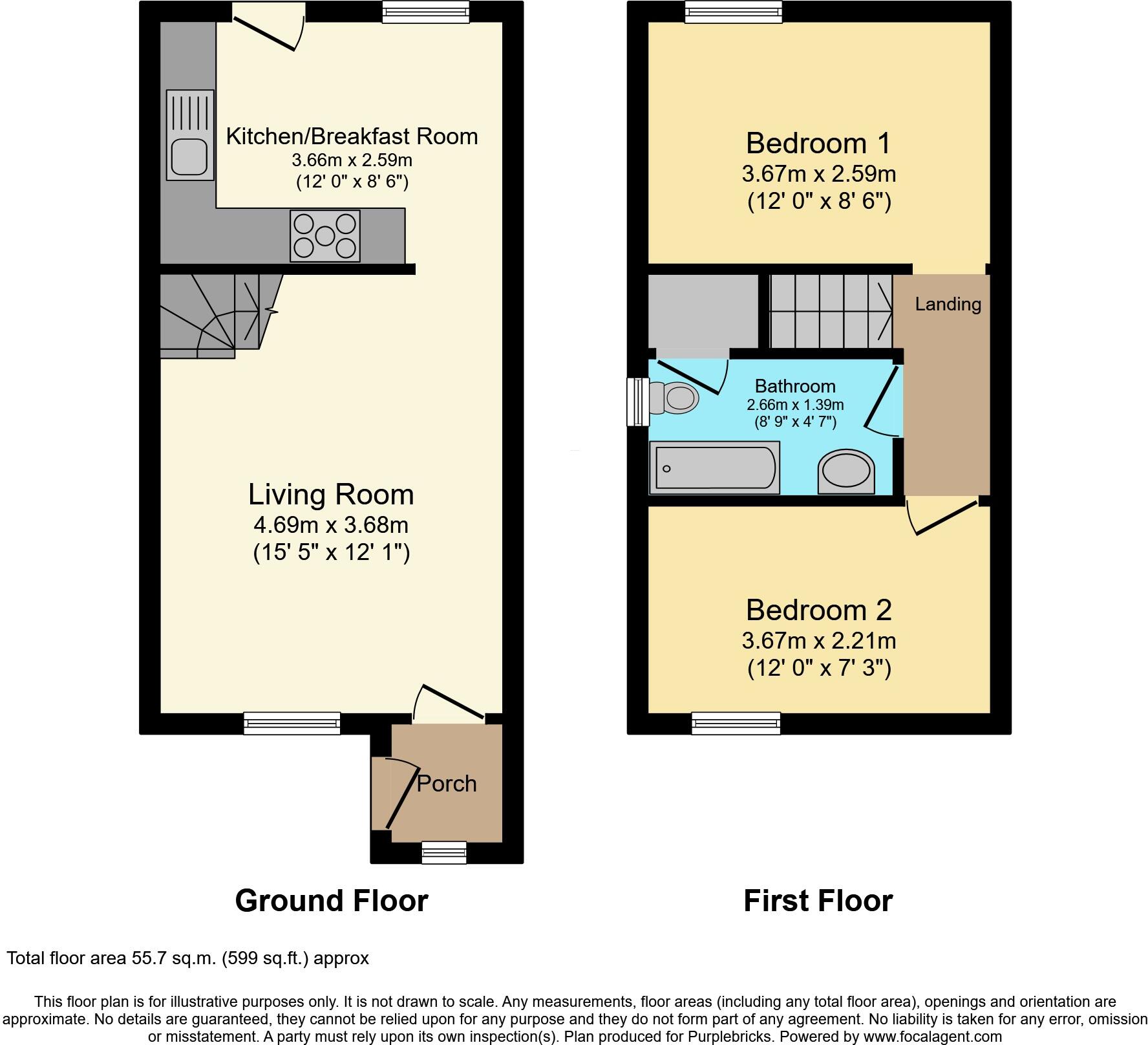 Park Close, Wakefield, WF4 floorplan