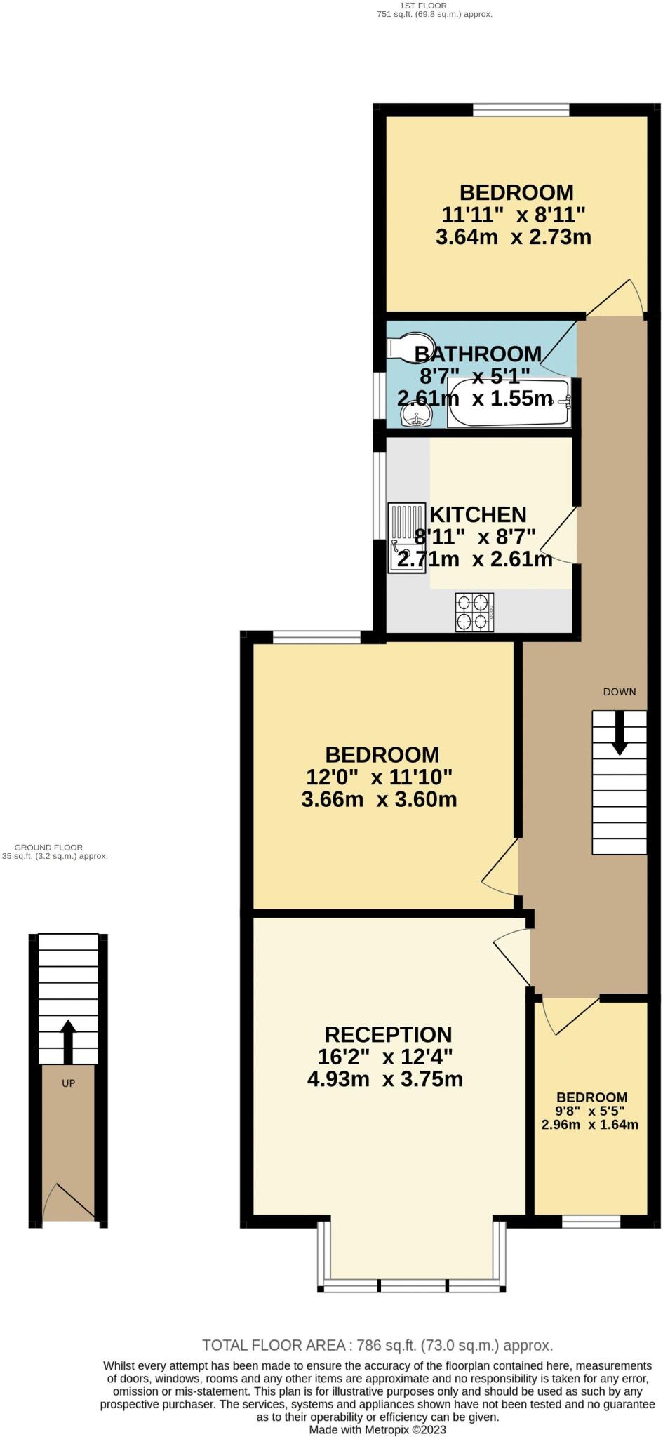 2/3 bedoom flat Edmonton N9 floorplan