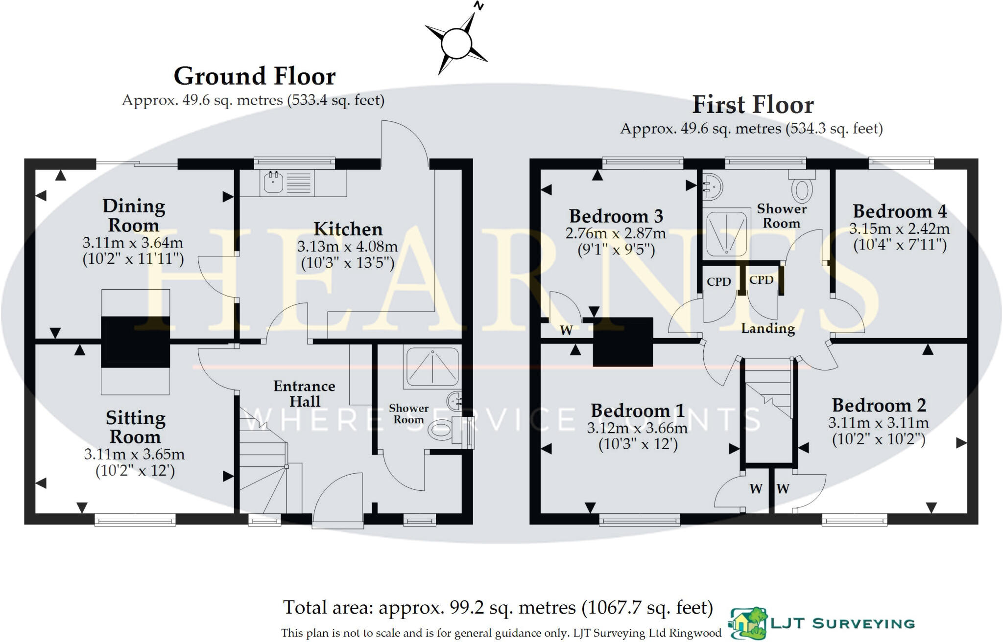 Churchill Road, Wimborne, BH21 2AU floorplan