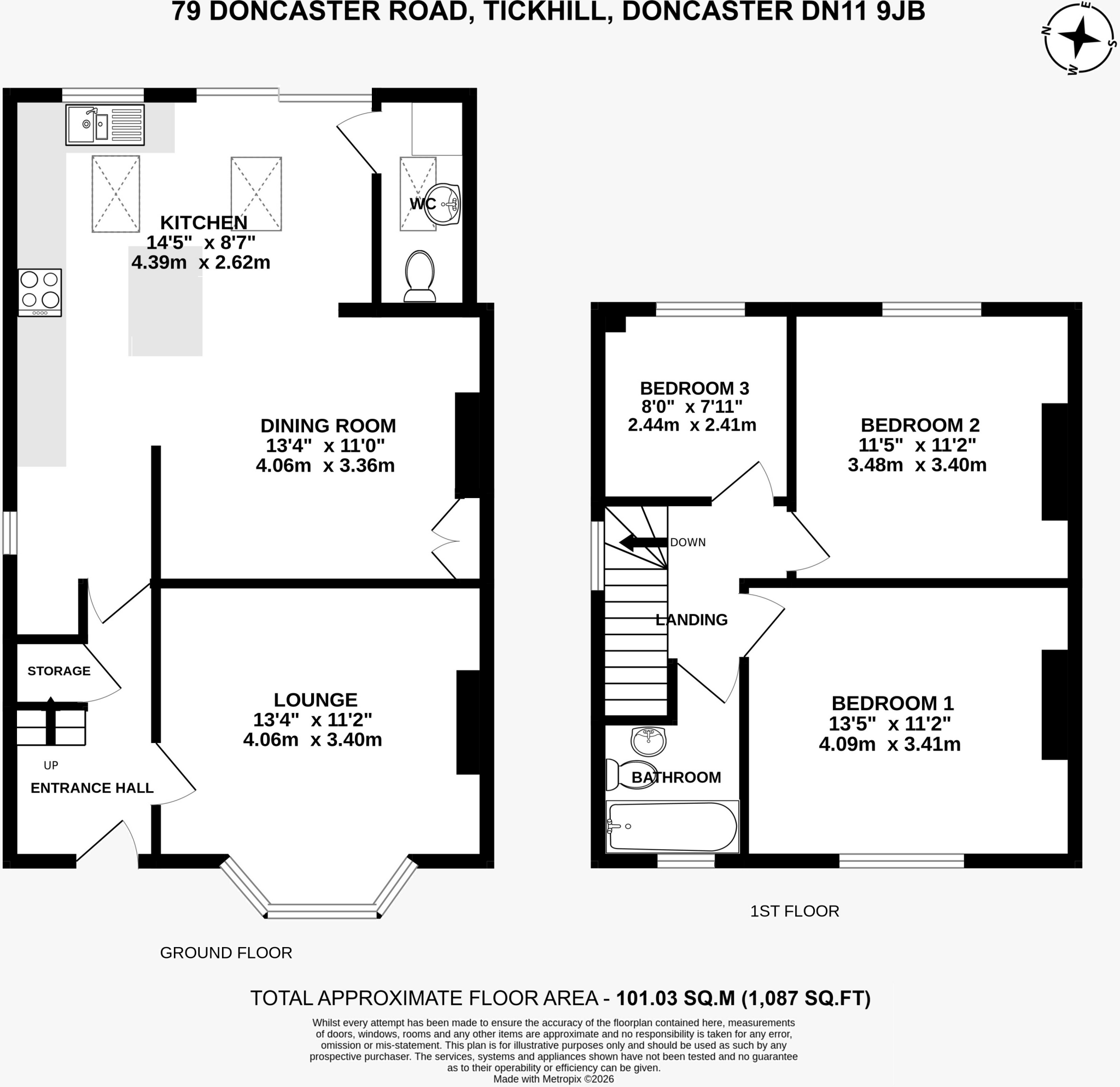 Doncaster Road, Tickhill, Doncaster floorplan