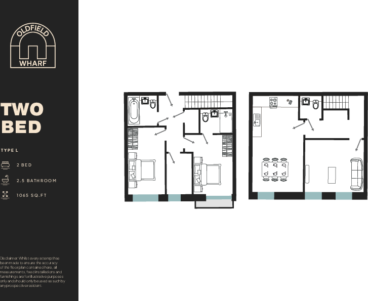Flat 208, Oldfield Wharf, Upper Wharfe Street, Manchester floorplan