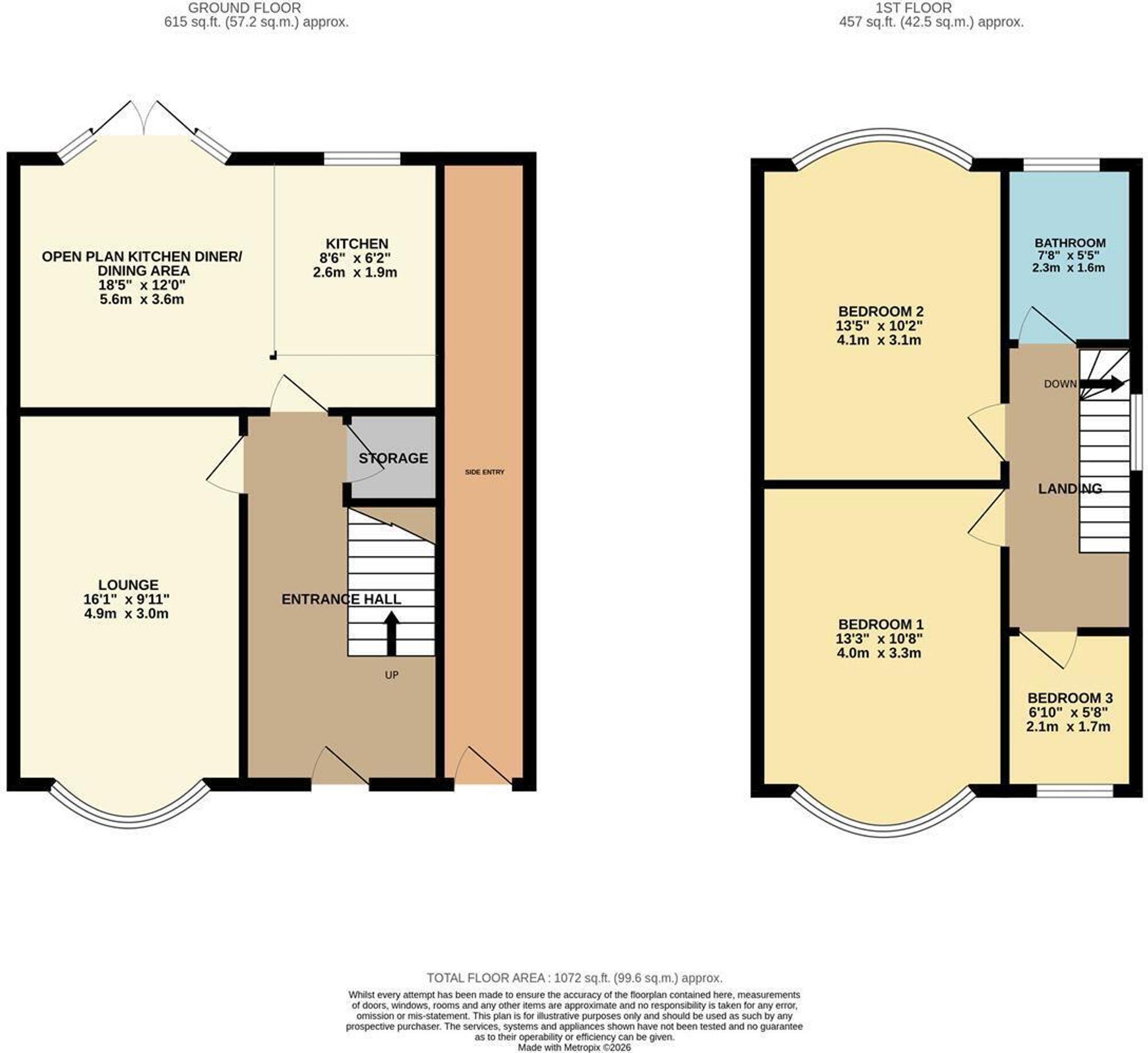 Elmcroft Road, Birmingham, B26 floorplan