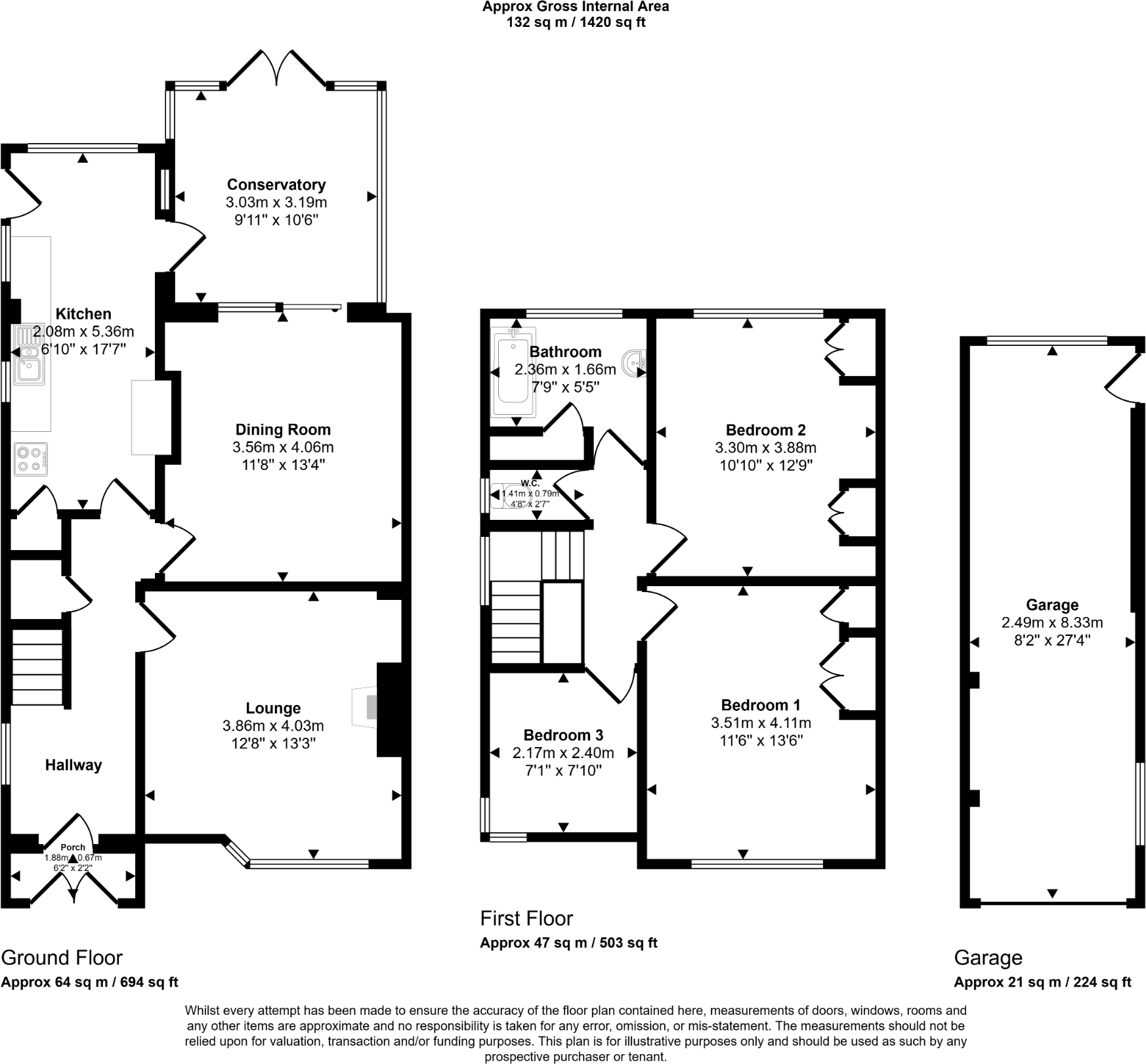 Tattenham Way, Tadworth, Surrey, KT20 floorplan