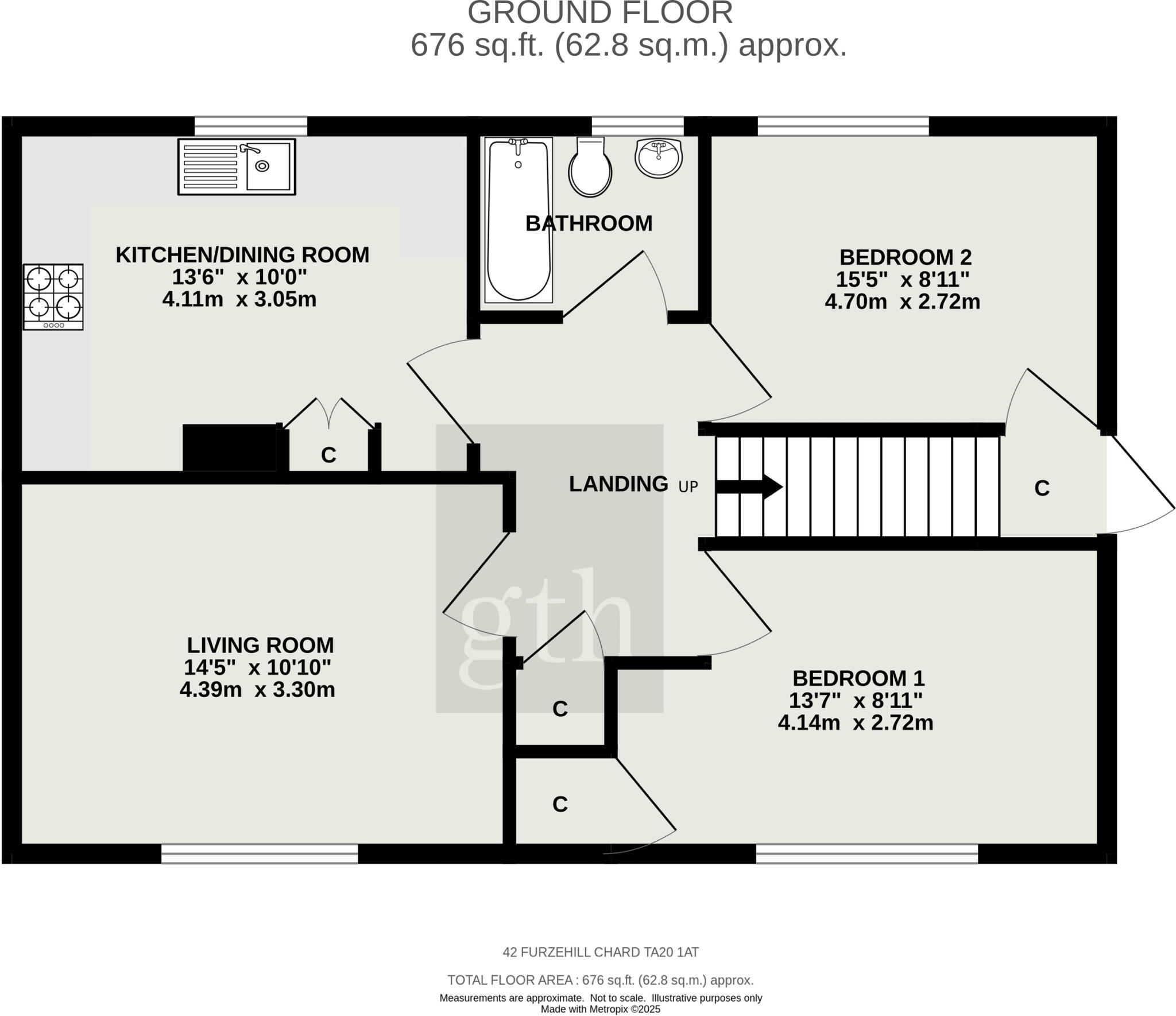 Furzehill, Chard, TA20 floorplan