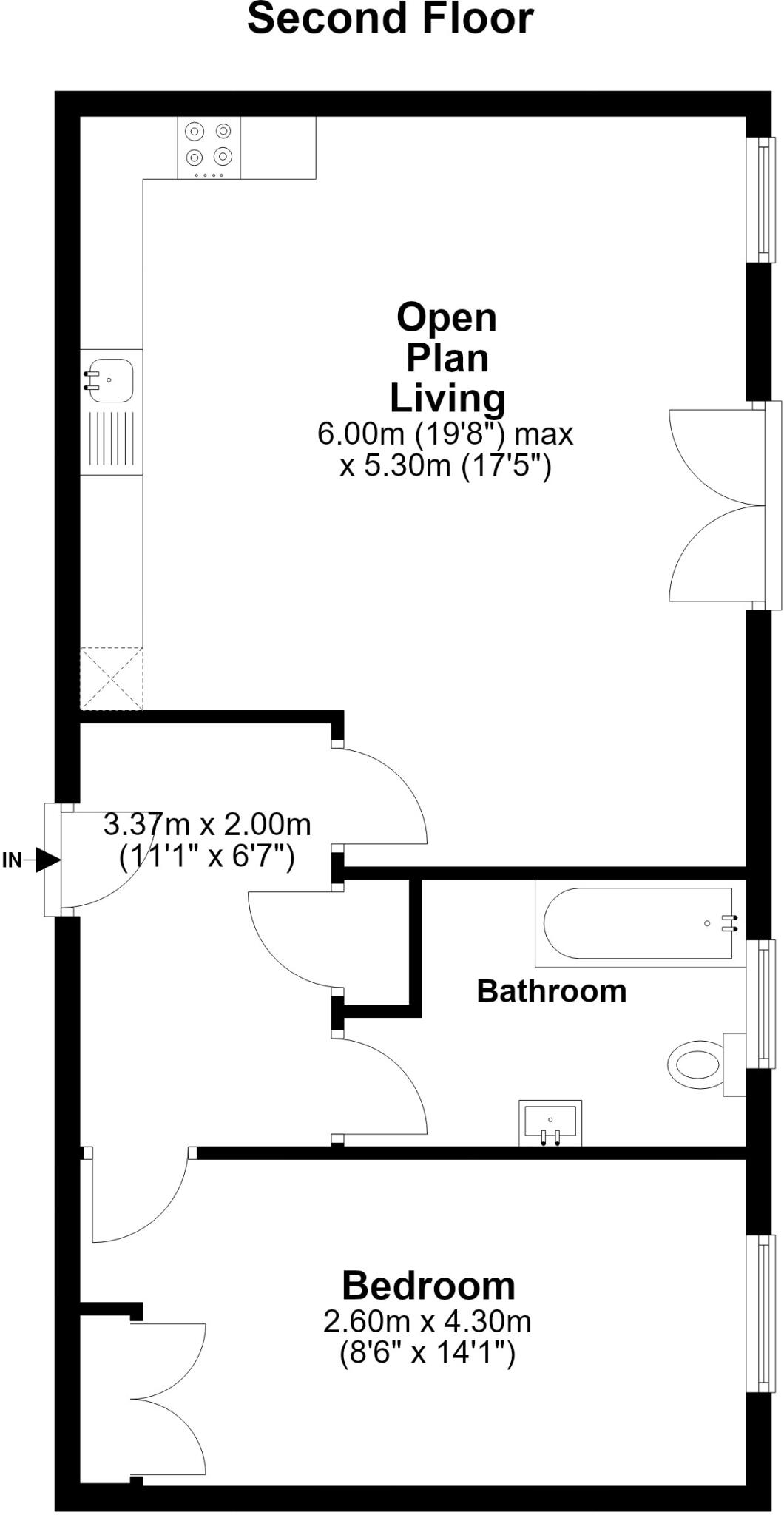 London Road Reigate RH2 floorplan