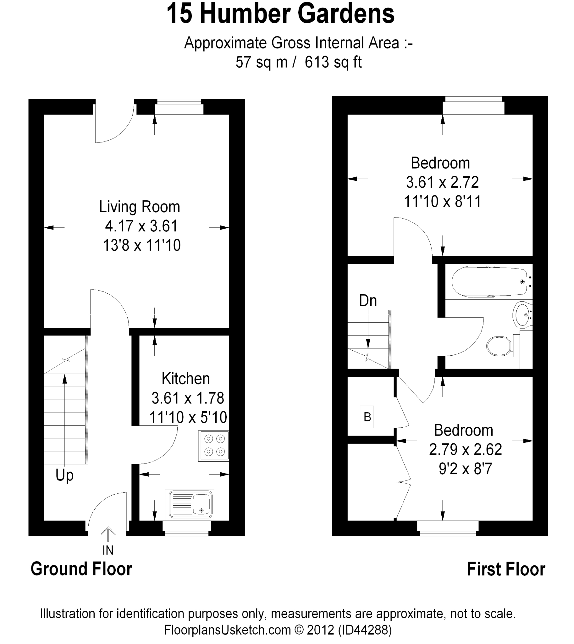 Humber Gardens, Bursledon, Southampton, Hampshire, SO31 floorplan