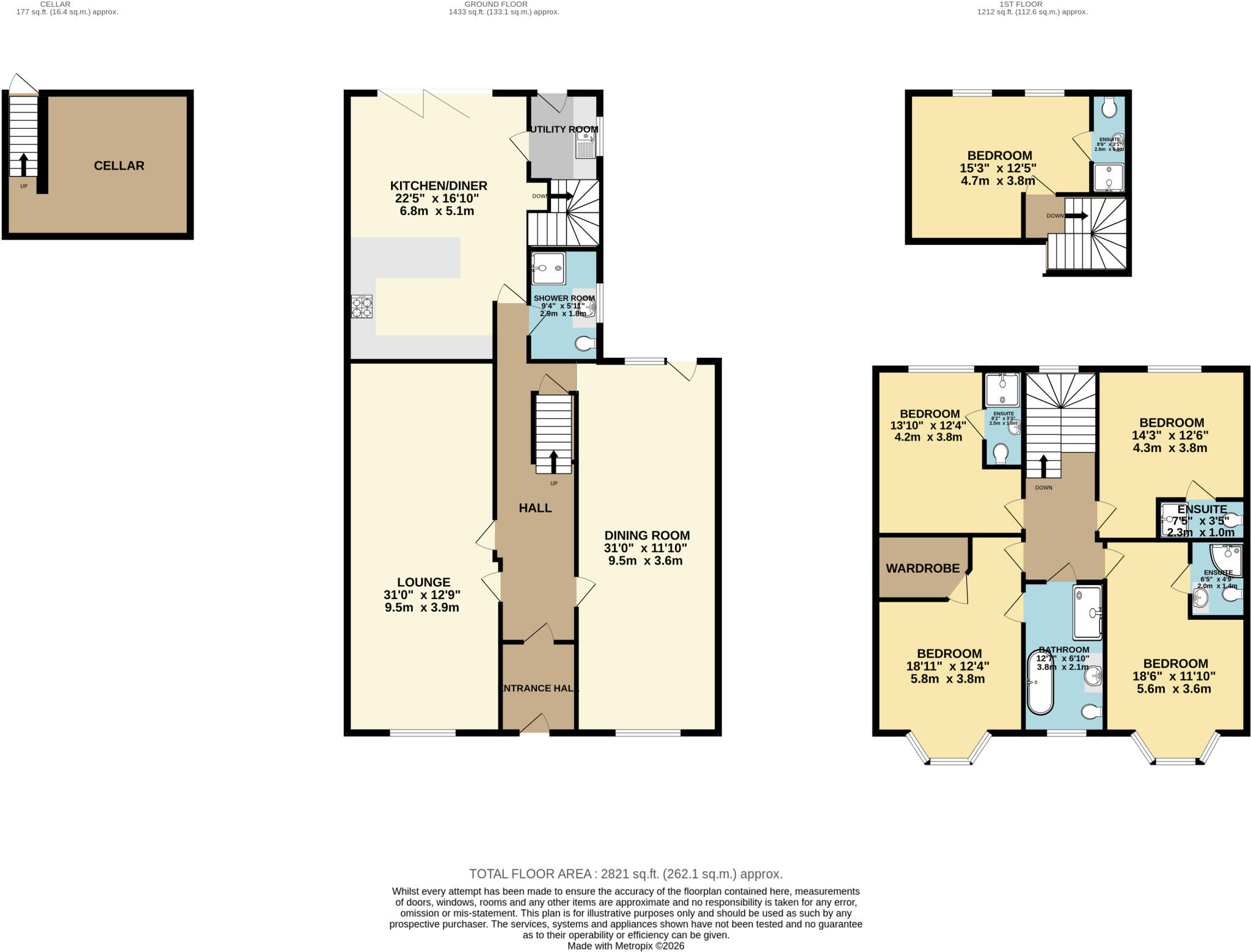 Victoria Street, Combe Martin, North Devon, EX34 floorplan