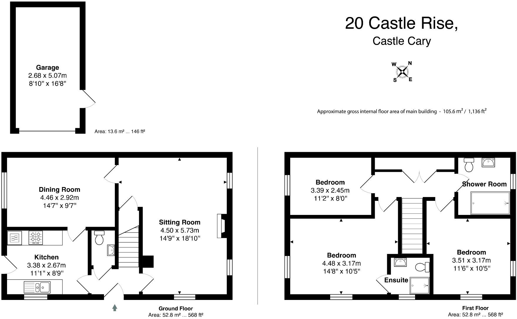 20, Castle Rise, Castle Cary floorplan