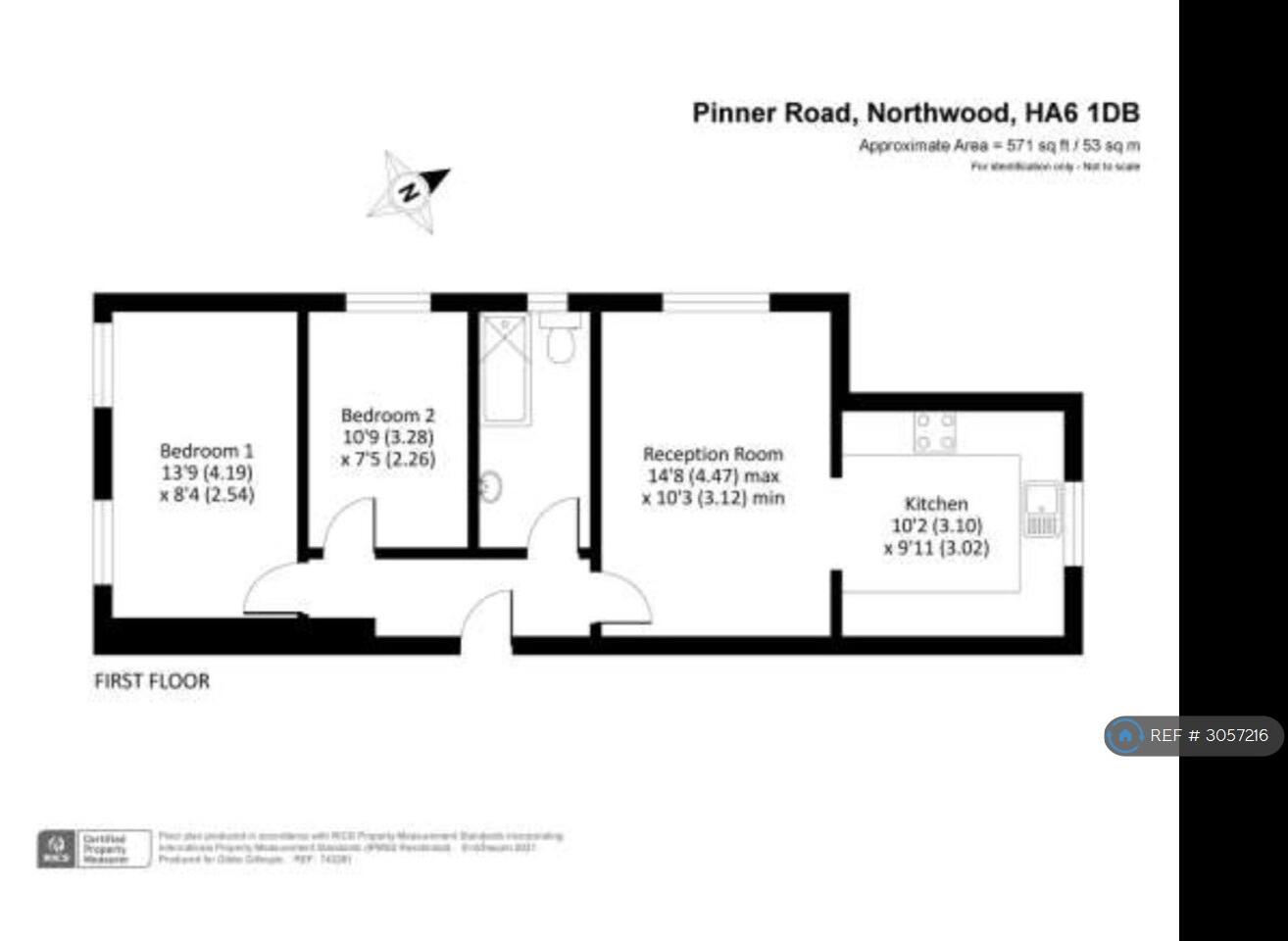 Pinner Road, Northwood, HA6 floorplan