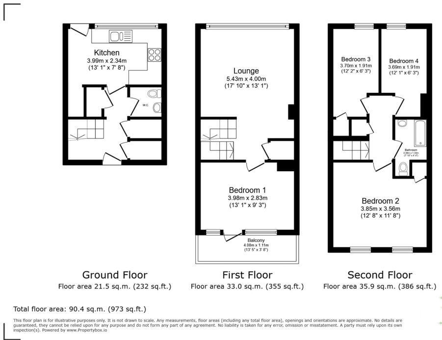 111 Mangold Way, Erith, DA18 4DB floorplan
