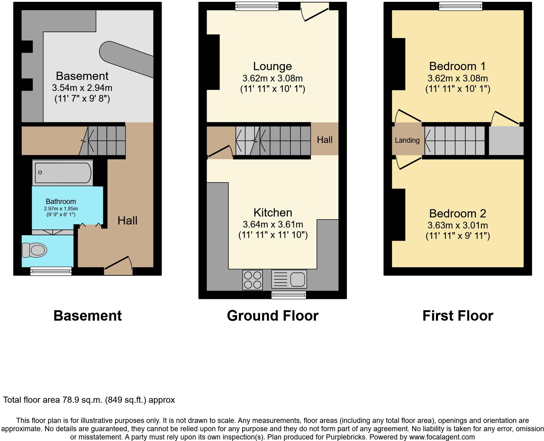 Grange Road, Rochester, ME2 floorplan