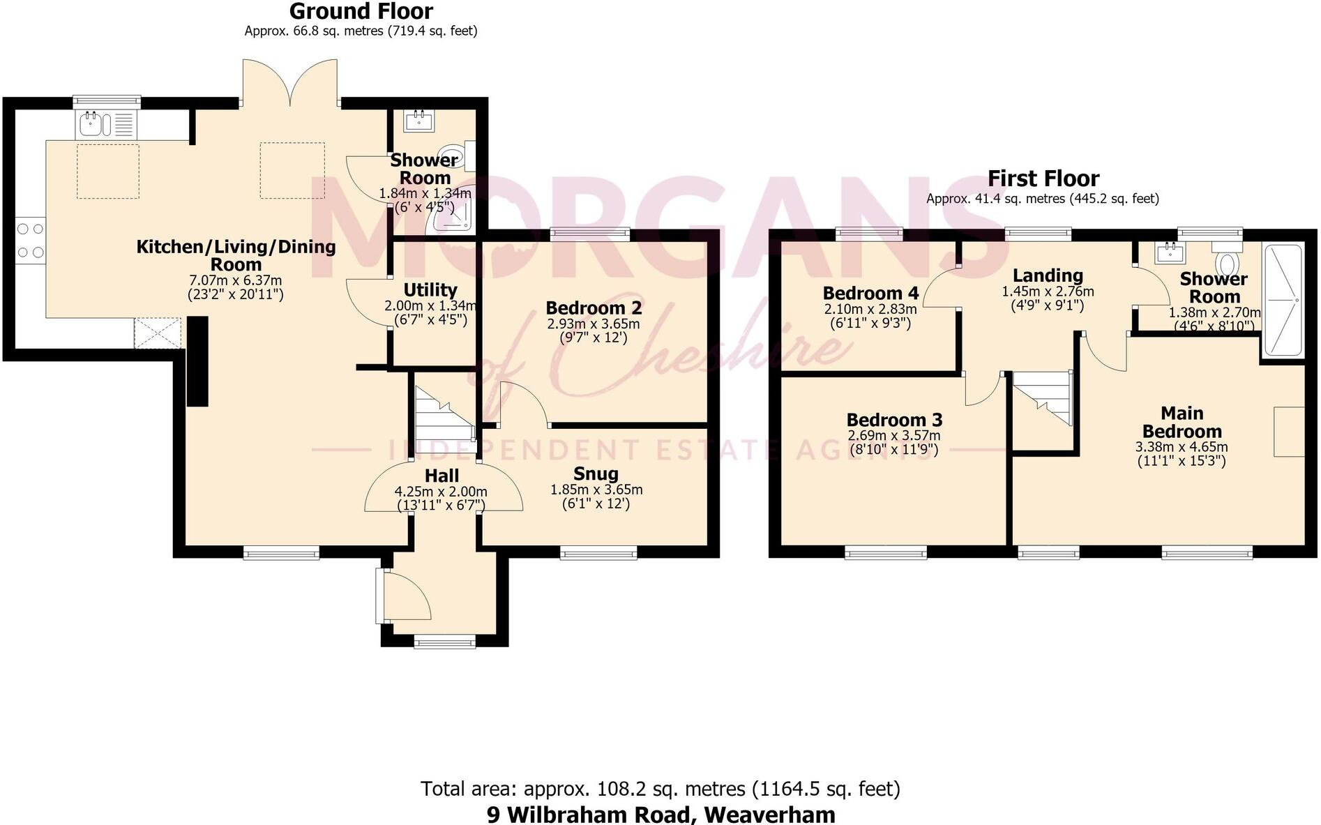 Wilbraham Road, Weaverham, CW8 floorplan