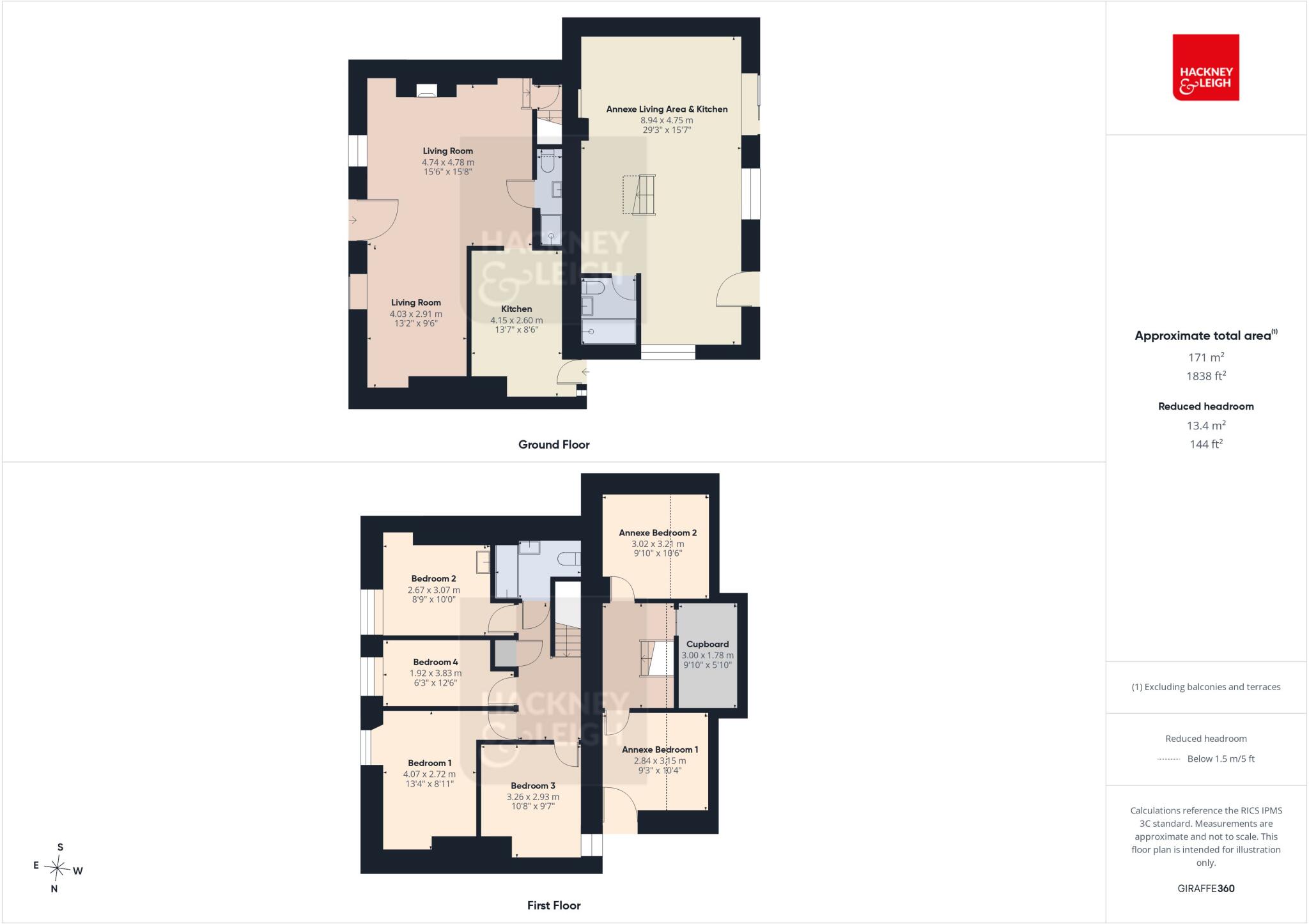 The Bothy And Annexe, 5a and 5b Meadowcroft Cottages, Meadowcroft Lane, Storrs Park, Bowness On Wind floorplan